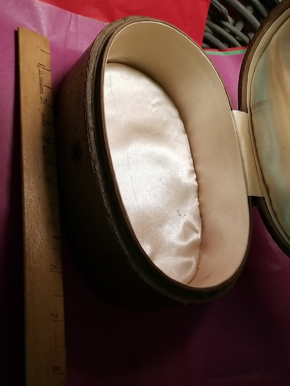 Vintage Leather Sewing Box - Picture 3 of 11
